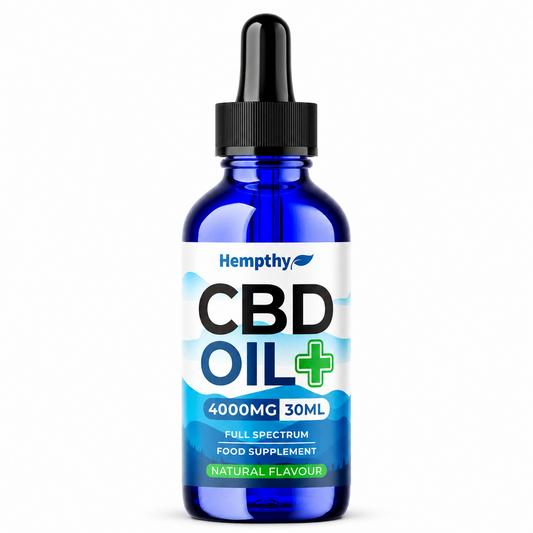 Hempthy bottle displayed on a pure white background with clear branding and enhanced colour.
