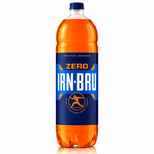 Irn‑Bru Zero Sugar 2 Litre Bottle – Scottish Diet Soft Drink