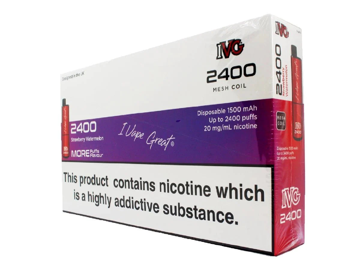 IVG 2400 Disposable Vape Pod (BOX OF 5)