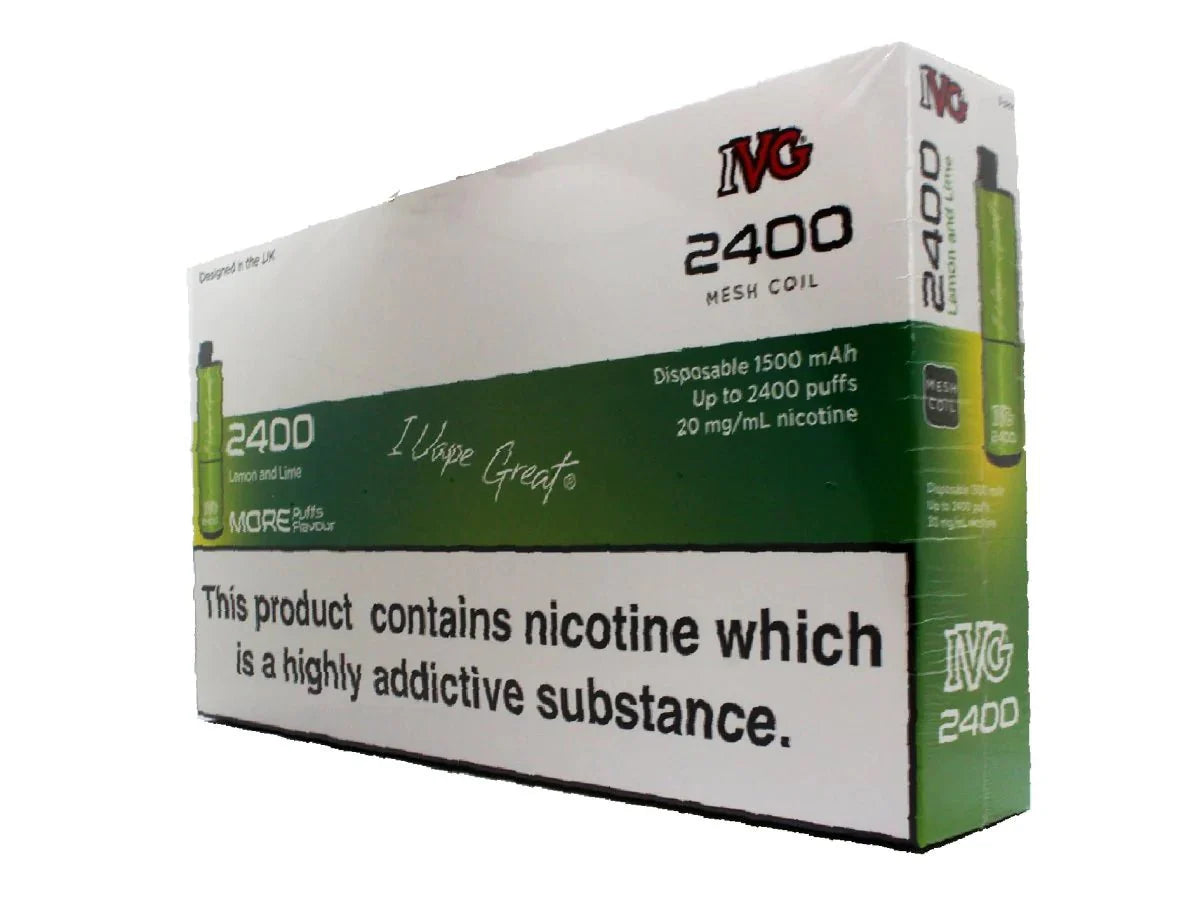 IVG 2400 Disposable Vape Pod (BOX OF 5)