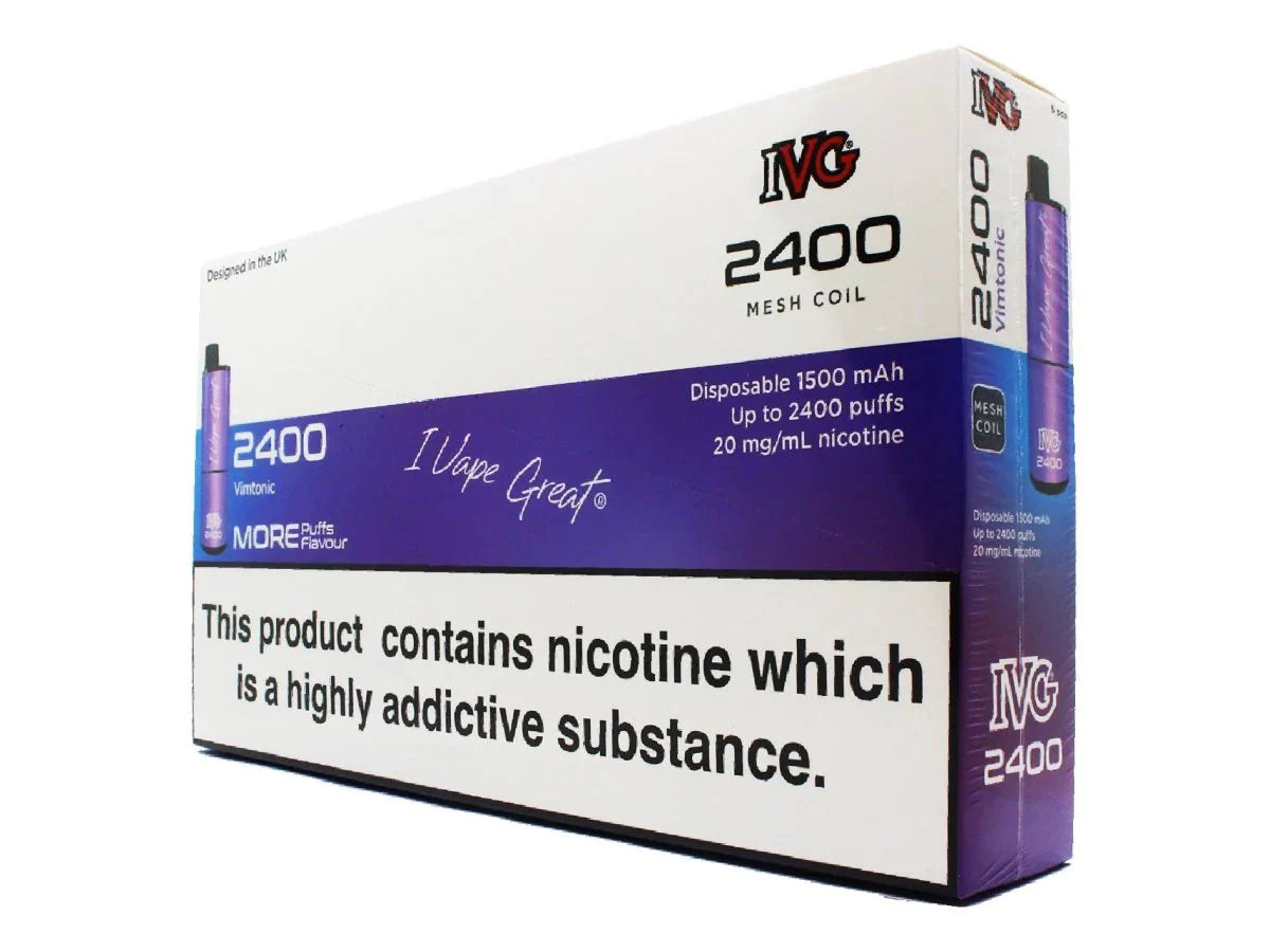 IVG 2400 Disposable Vape Pod (BOX OF 5)