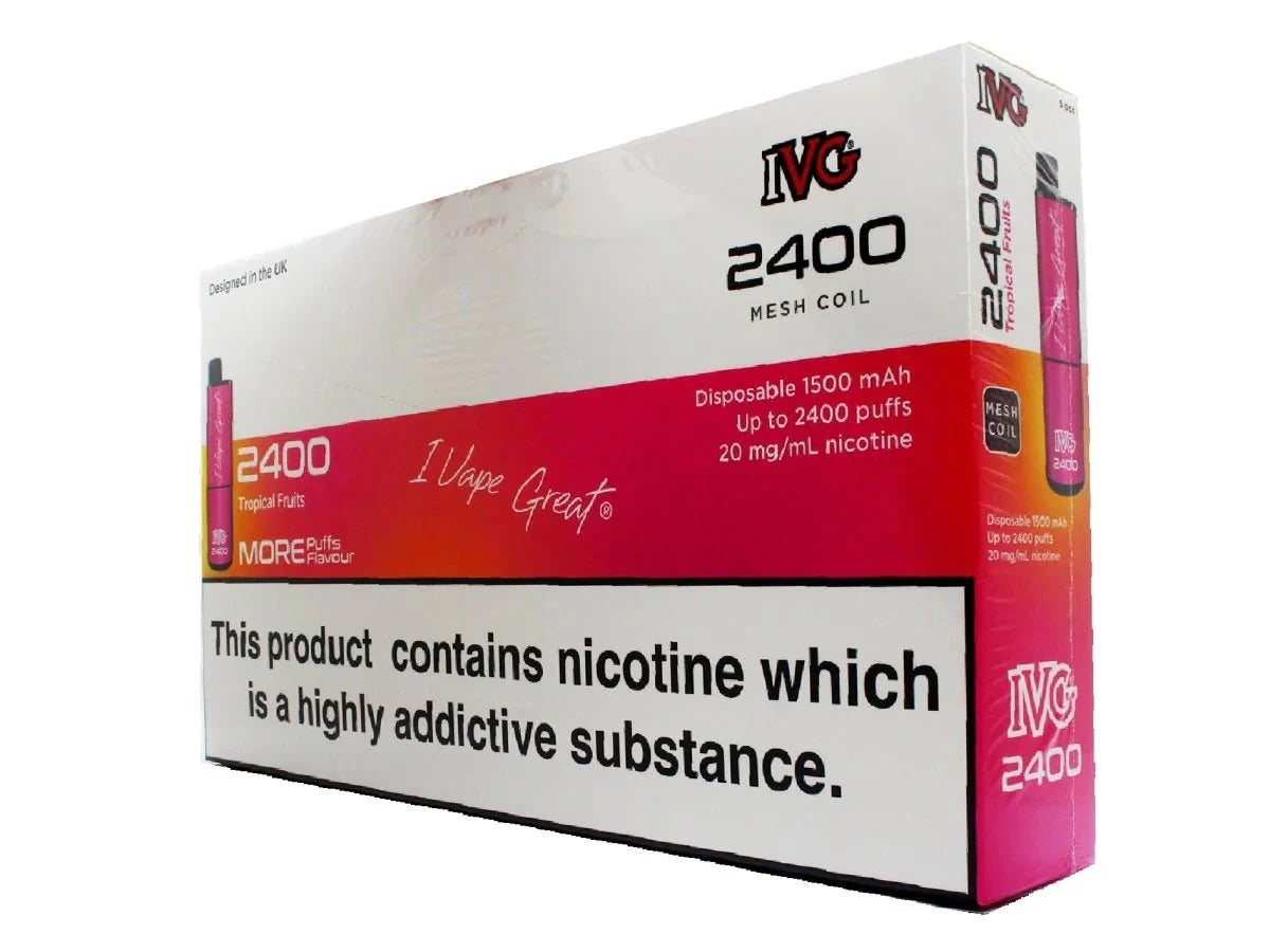 IVG 2400 Disposable Vape Pod (BOX OF 5)