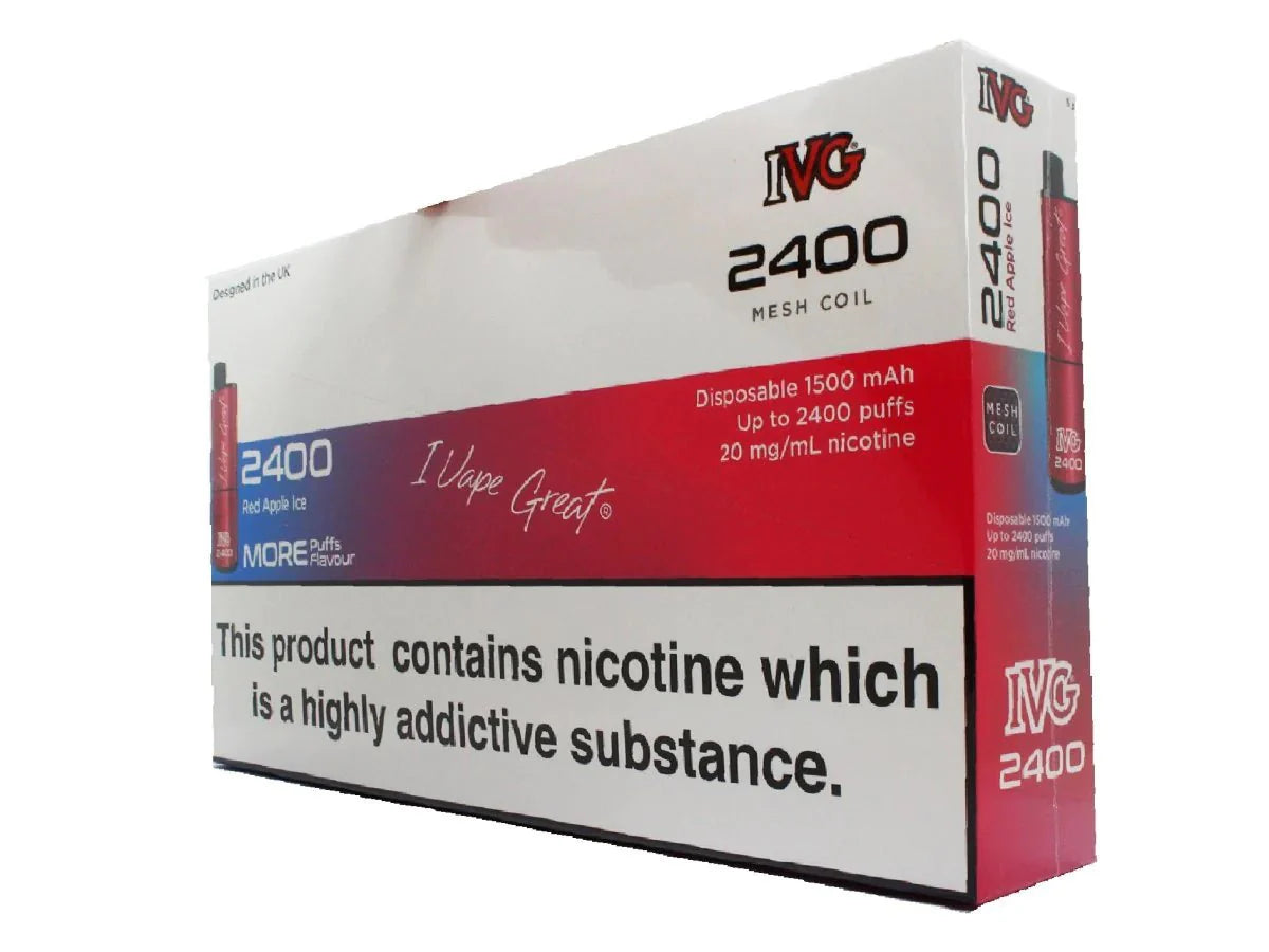 IVG 2400 Disposable Vape Pod (BOX OF 5)