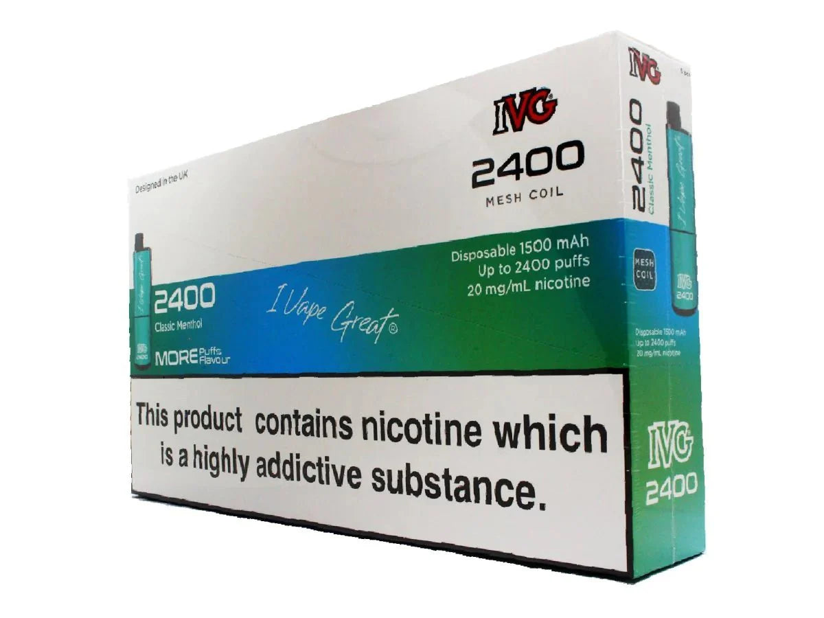 IVG 2400 Disposable Vape Pod (BOX OF 5)