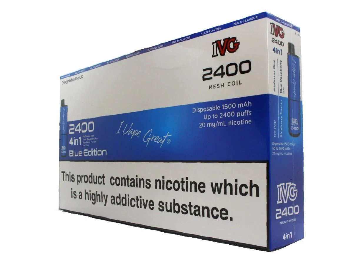 IVG 2400 Disposable Vape Pod (BOX OF 5)