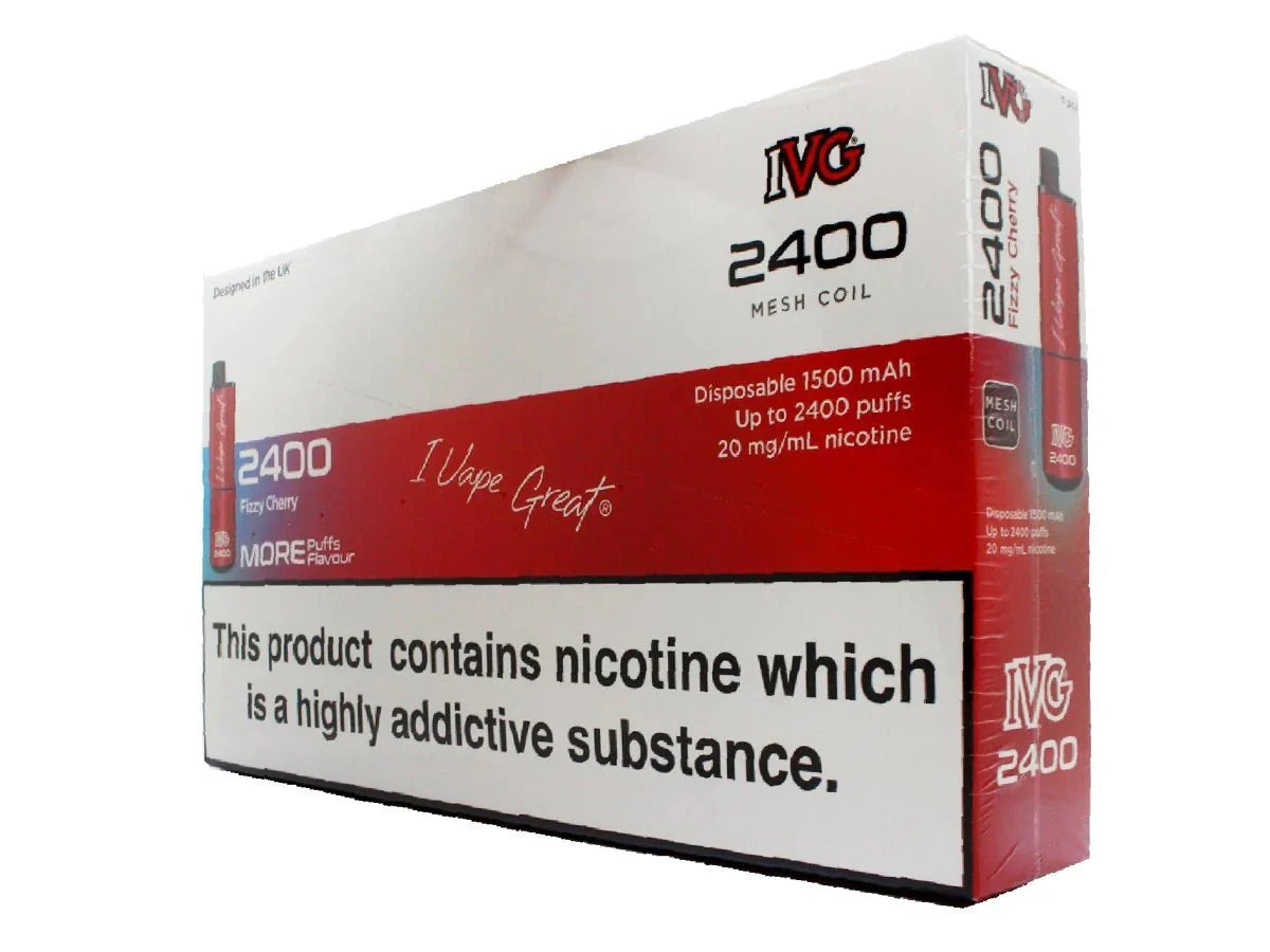 IVG 2400 Disposable Vape Pod (BOX OF 5)