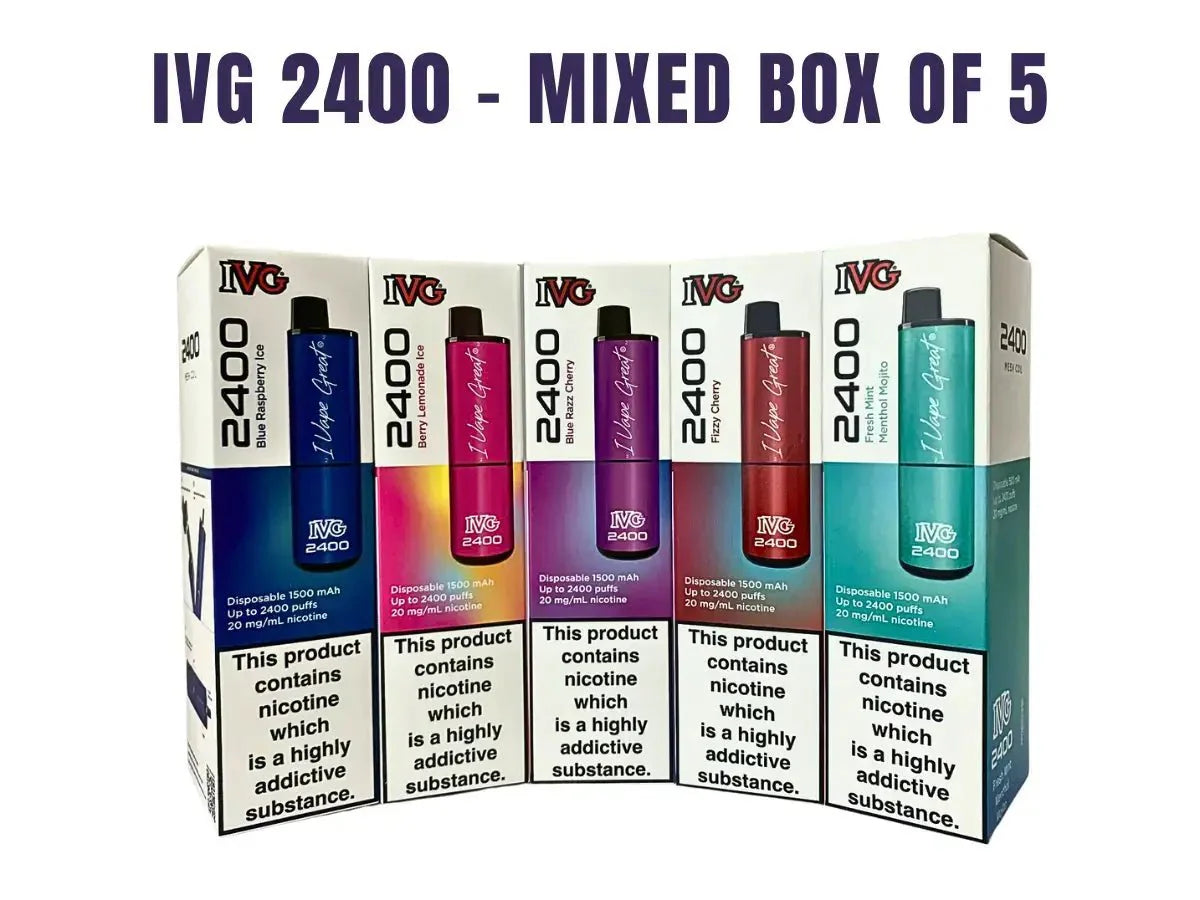 IVG 2400 Disposable Vape Pod (BOX OF 5)