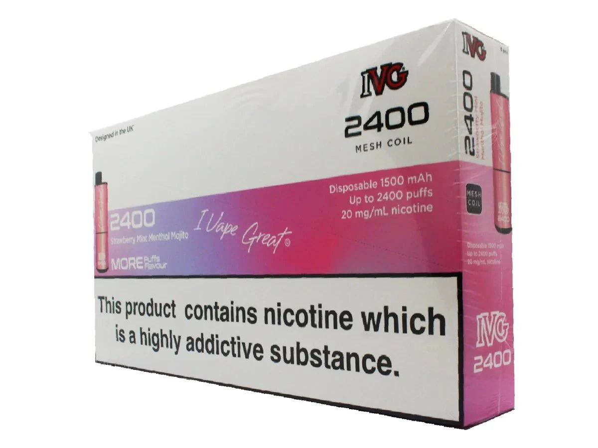 IVG 2400 Disposable Vape Pod (BOX OF 5)