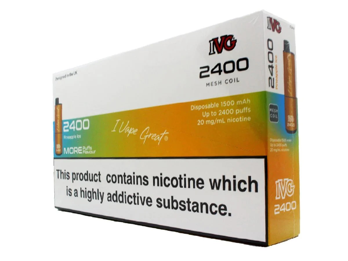 IVG 2400 Disposable Vape Pod (BOX OF 5)