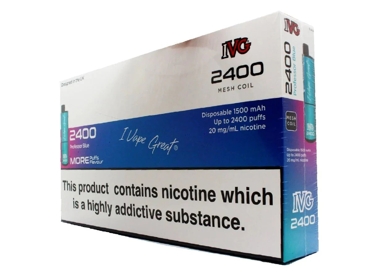 IVG 2400 Disposable Vape Pod (BOX OF 5)