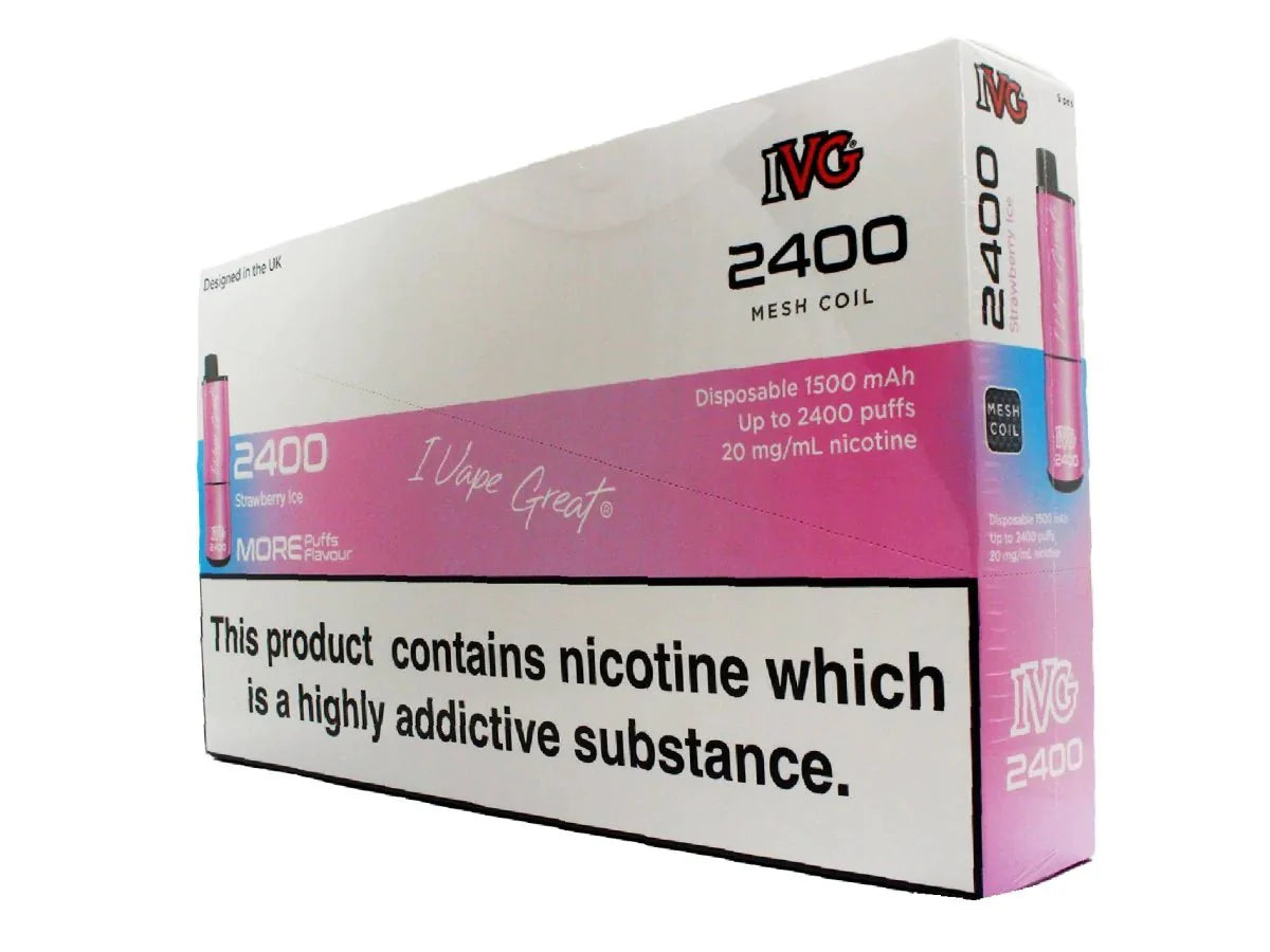 IVG 2400 Disposable Vape Pod (BOX OF 5)