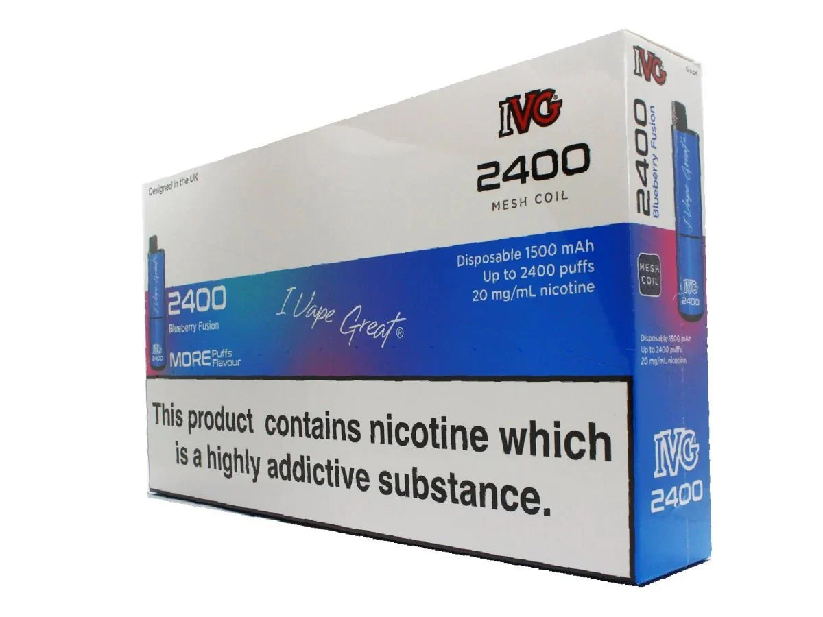 IVG 2400 Disposable Vape Pod (BOX OF 5)