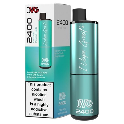 IVG 2400 Disposable Vape Pod Puff Bar Device Kit