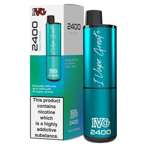 IVG 2400 Disposable Vape Pod Puff Bar Device Kit