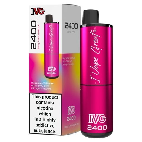 IVG 2400 Disposable Vape Pod Puff Bar Device Kit