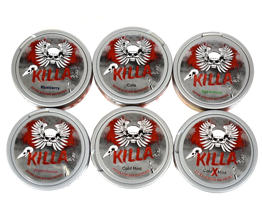 Killa Nicopods - 2.4% - (BOX OF 10)