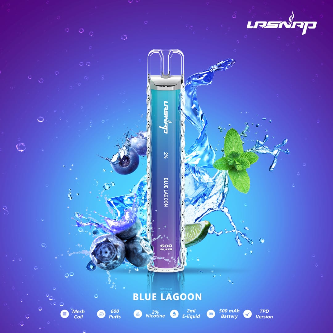 Lasnap 600 Puffs Disposable Vape Box of 10