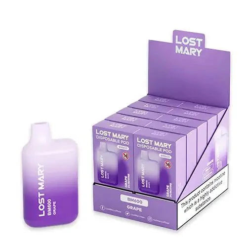 Lost Mary BM600 Disposable Vape Pod (BOX OF 10)