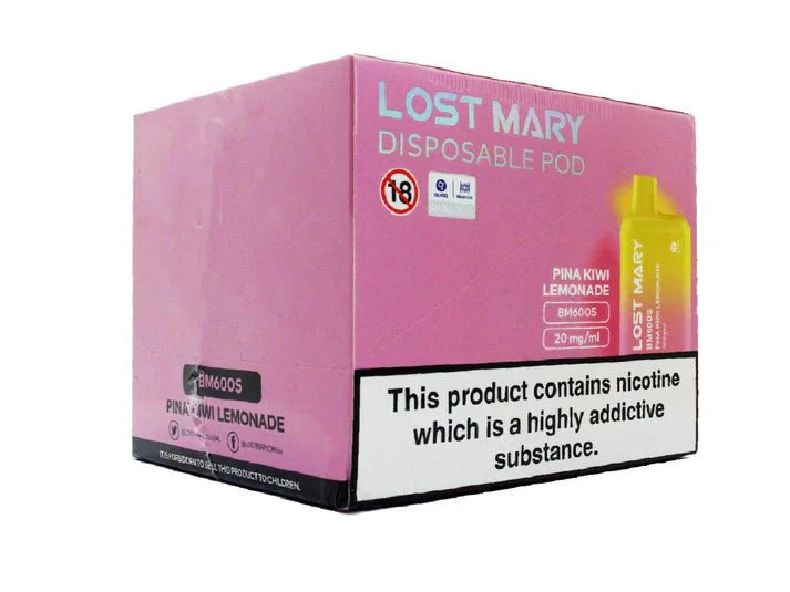 Lost Mary BM600S Disposable Vape Pod (BOX OF 10)