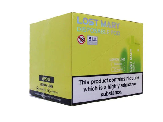 Lost Mary BM600S Disposable Vape Pod (BOX OF 10)