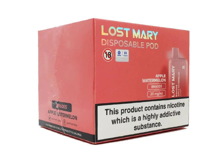 Lost Mary BM600S Disposable Vape Pod (BOX OF 10)