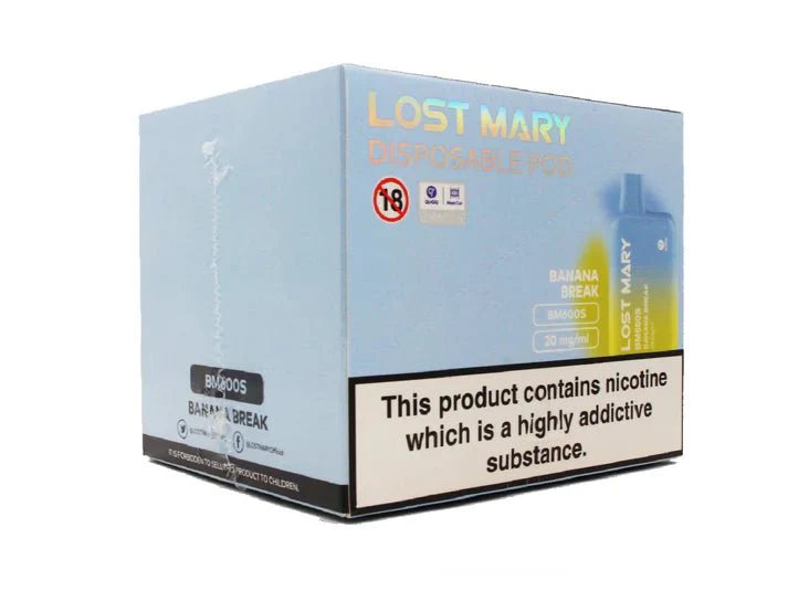 Lost Mary BM600S Disposable Vape Pod (BOX OF 10)