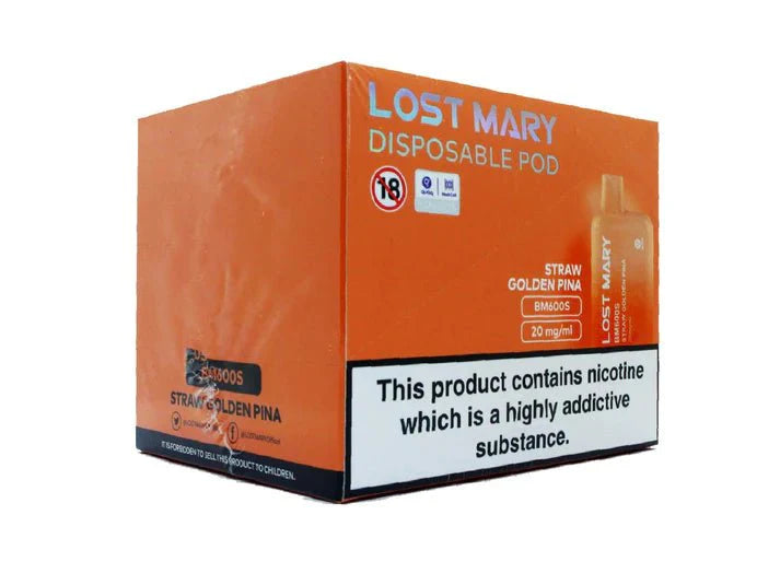 Lost Mary BM600S Disposable Vape Pod (BOX OF 10)