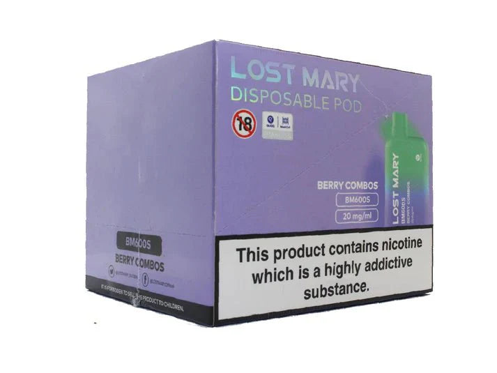 Lost Mary BM600S Disposable Vape Pod (BOX OF 10)