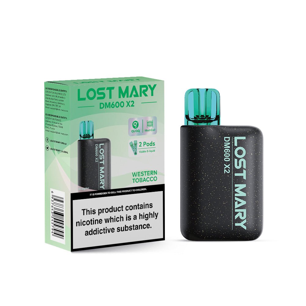 Lost Mary DM600 X2 1200 Puffs Disposable Vape (Box of 10)