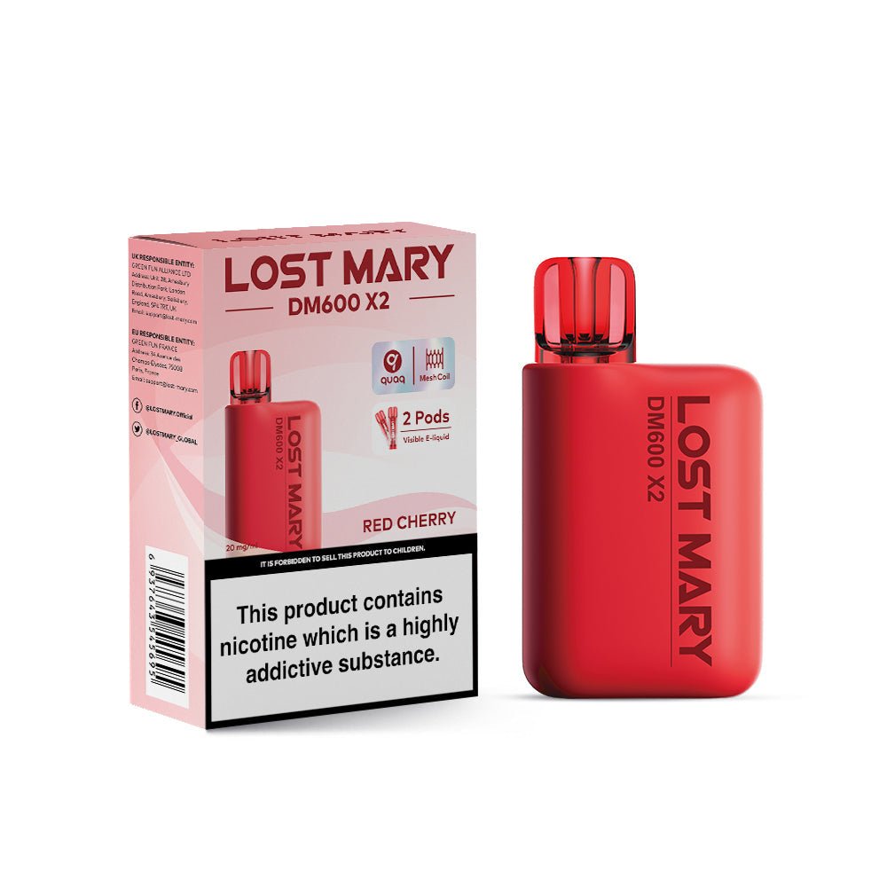 Lost Mary DM600 X2 1200 Puffs Disposable Vape (Box of 10)