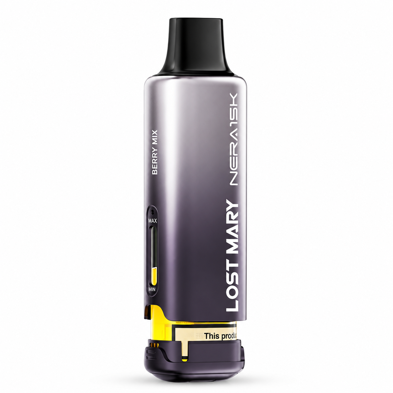 Lost Mary NERA15K replacement pod in assorted flavours, isolated on a pure white background with enhanced studio lighting and a clean, high-quality product presentation.