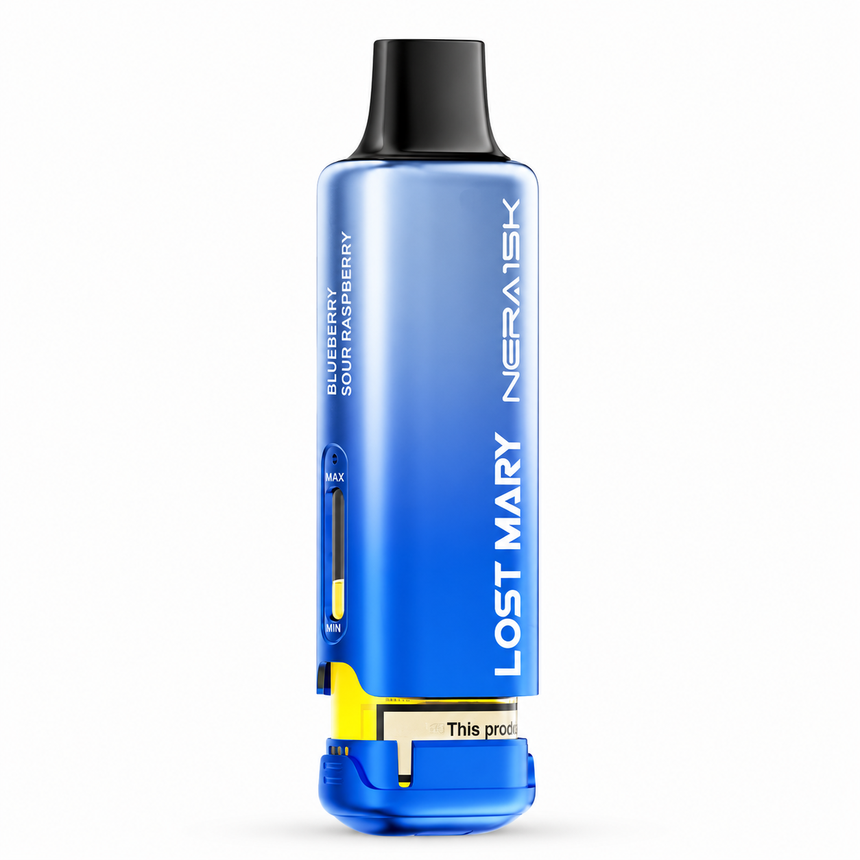 Lost Mary NERA15K replacement pod in assorted flavours, isolated on a pure white background with enhanced studio lighting and a clean, high-quality product presentation.