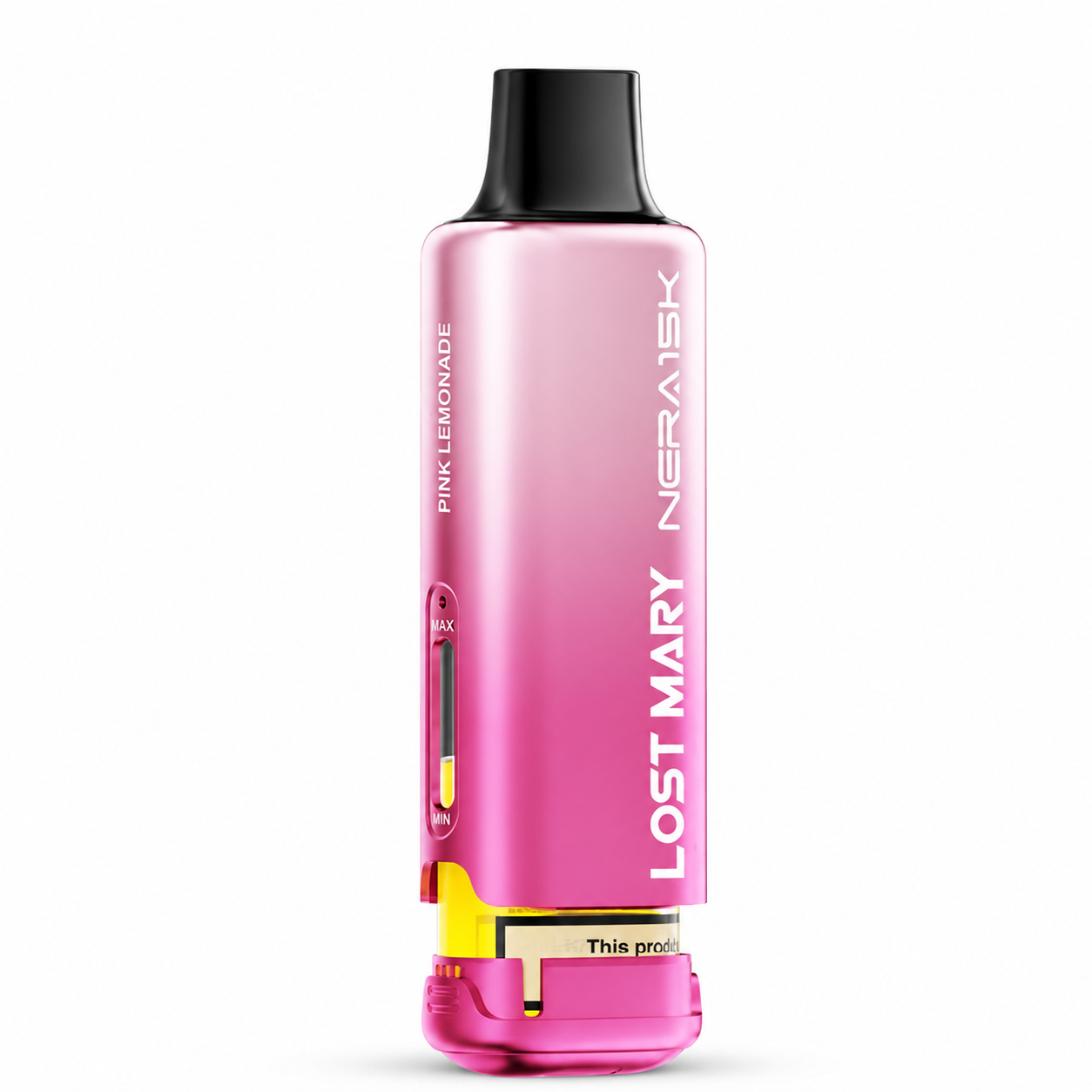 Lost Mary NERA15K replacement pod in assorted flavours, isolated on a pure white background with enhanced studio lighting and a clean, high-quality product presentation.