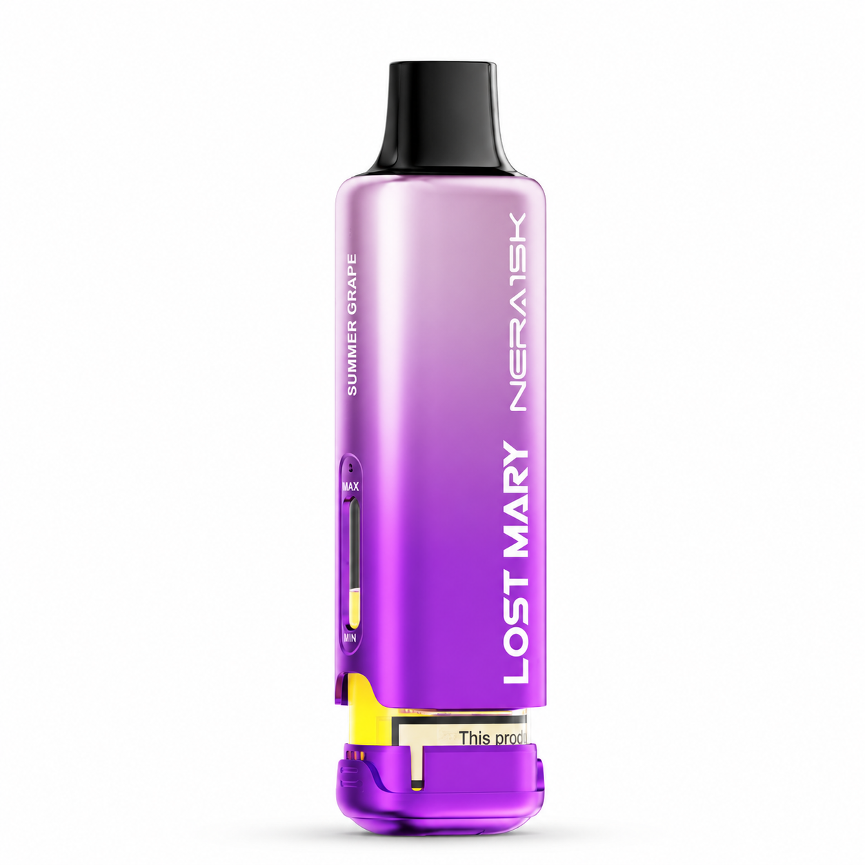 Lost Mary NERA15K replacement pod in assorted flavours, isolated on a pure white background with enhanced studio lighting and a clean, high-quality product presentation.