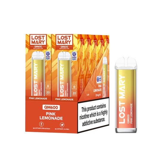 Lost Mary QM600 Disposable Vape Pod (BOX OF 10)