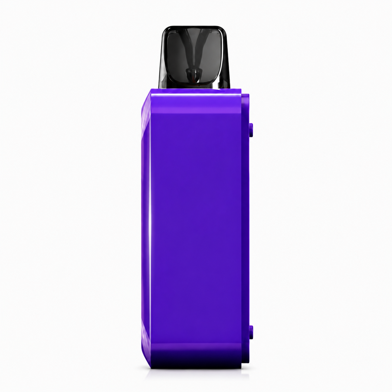 Purple device on a pure white background.