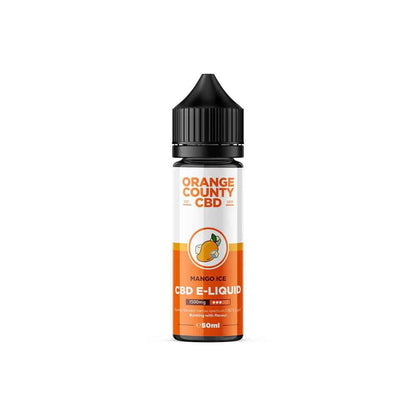 Orange County bottle shown on a pure white background with branded label visible.