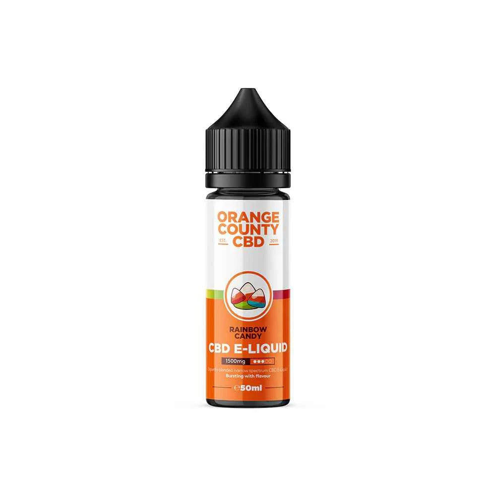 Orange County bottle shown on a pure white background with branded label visible.