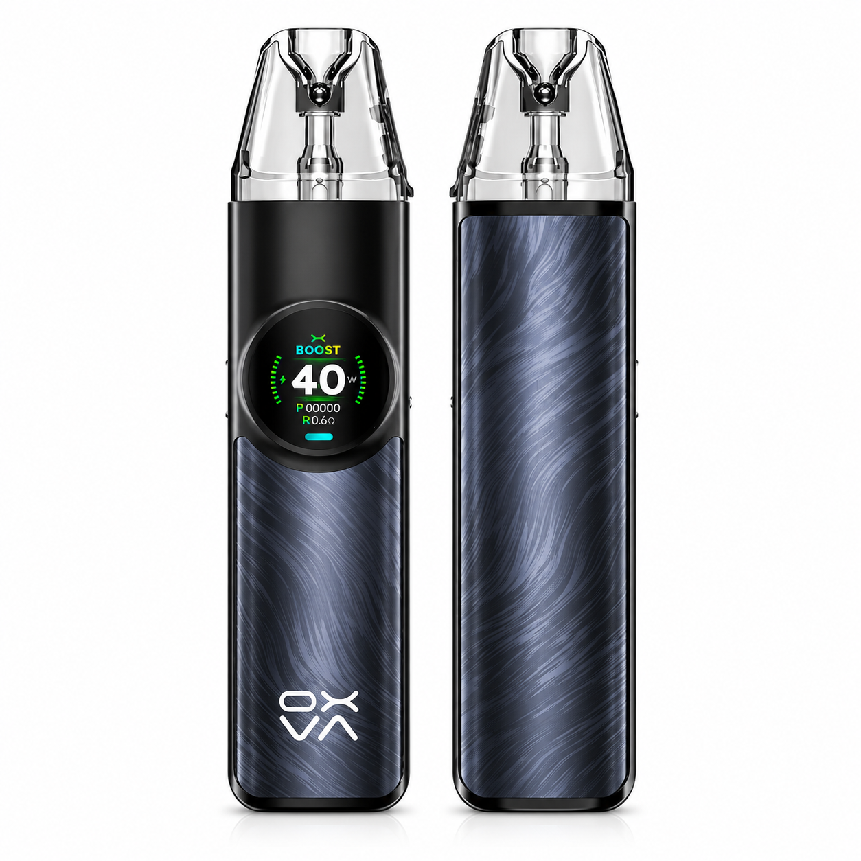 OXVA NeXlim device kit displayed on a pure white background with clear device and branding details.