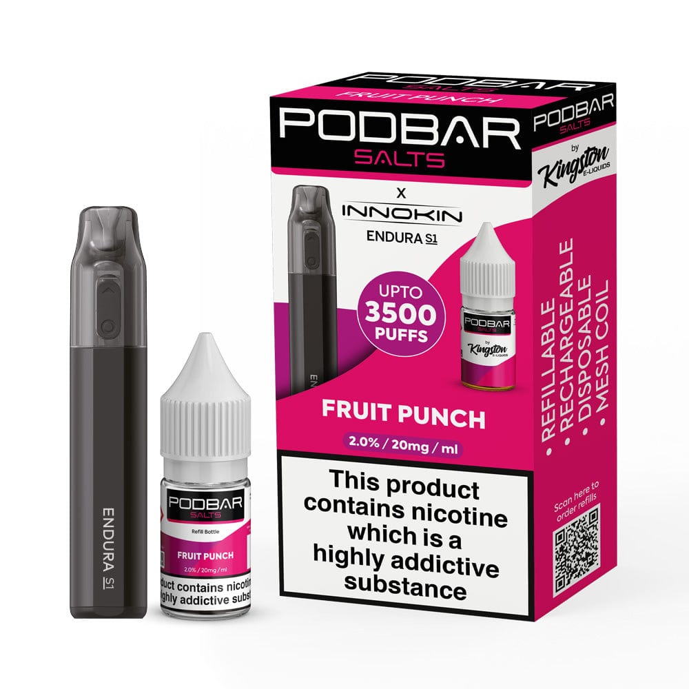 Podbar Salts + Innokin Endura S1 Pod Kit - Box of 5