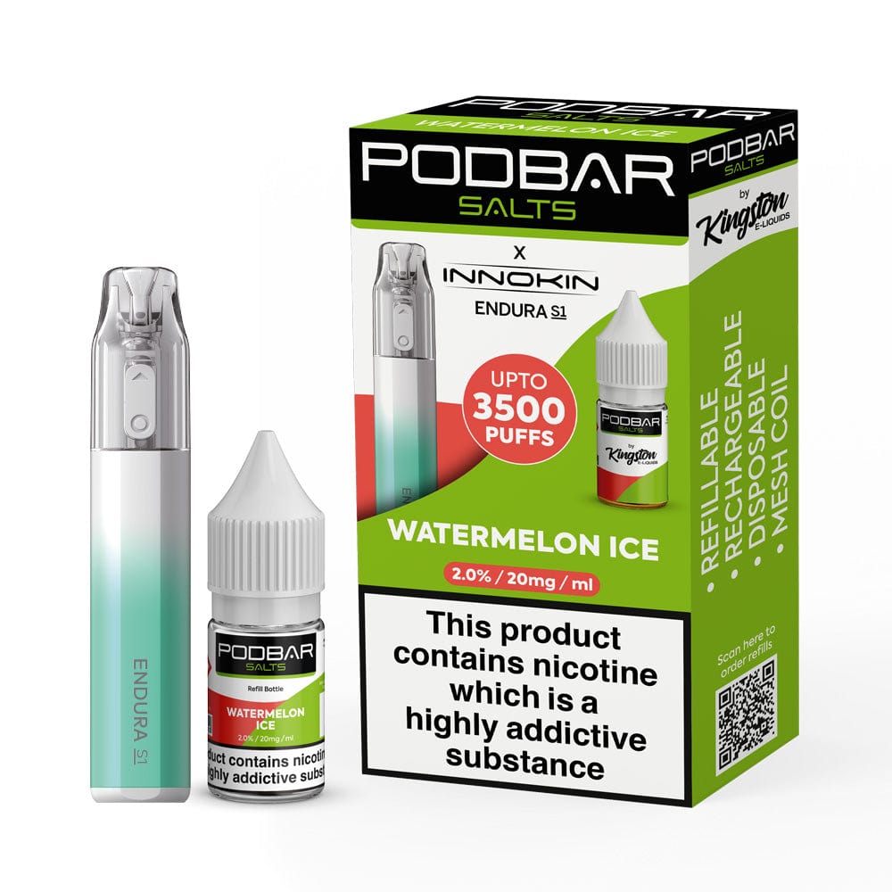 Podbar Salts + Innokin Endura S1 Pod Kit - Box of 5