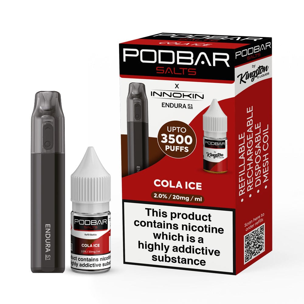 Podbar Salts + Innokin Endura S1 Pod Kit - Box of 5