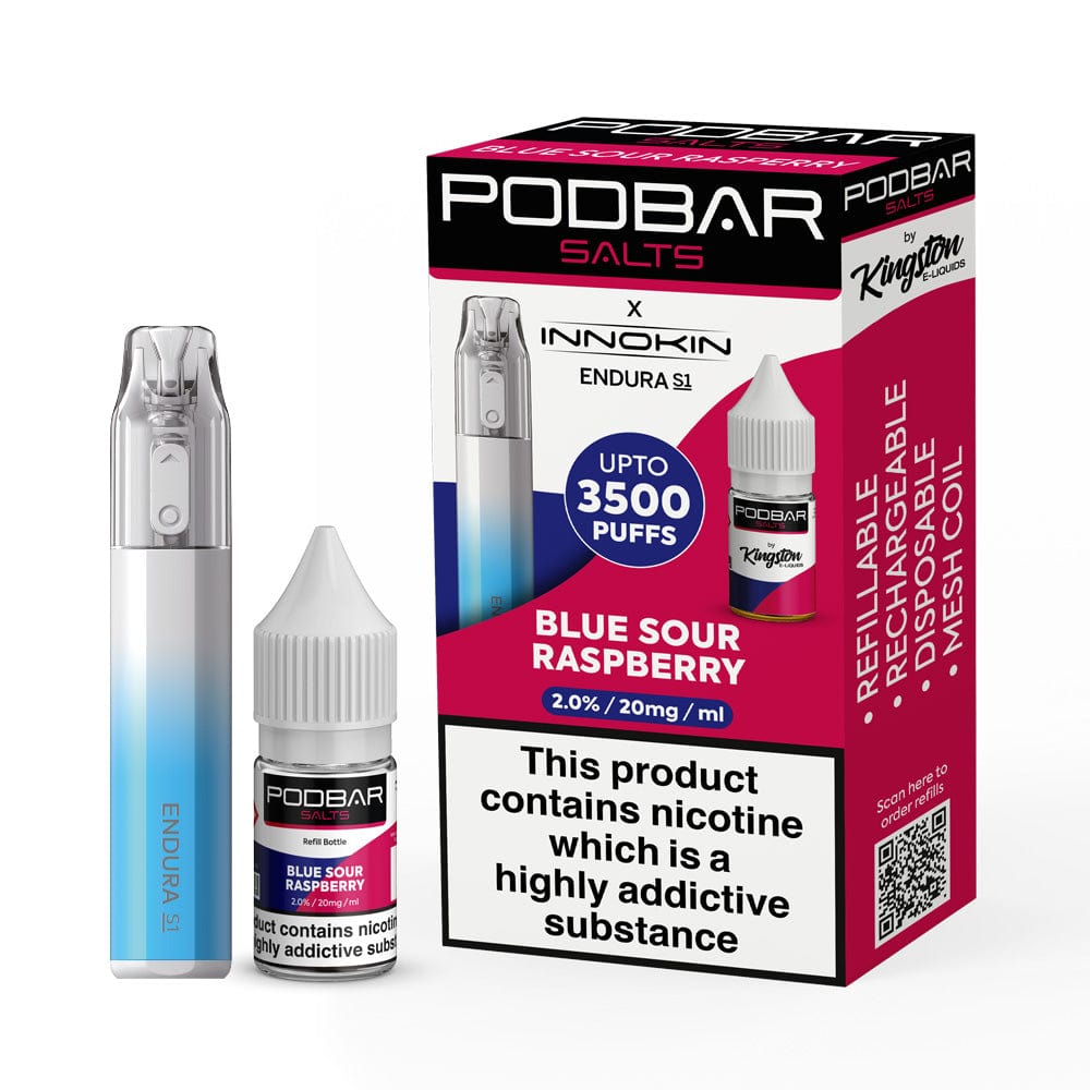 Podbar Salts + Innokin Endura S1 Pod Kit - Box of 5