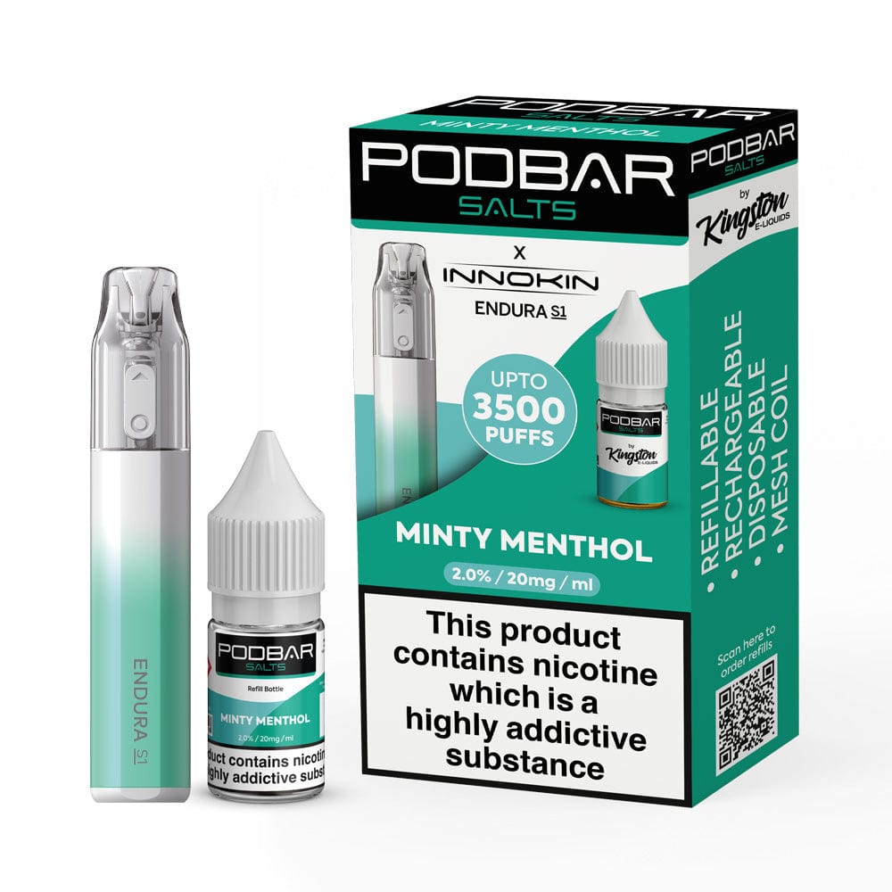 Podbar Salts + Innokin Endura S1 Pod Kit - Box of 5