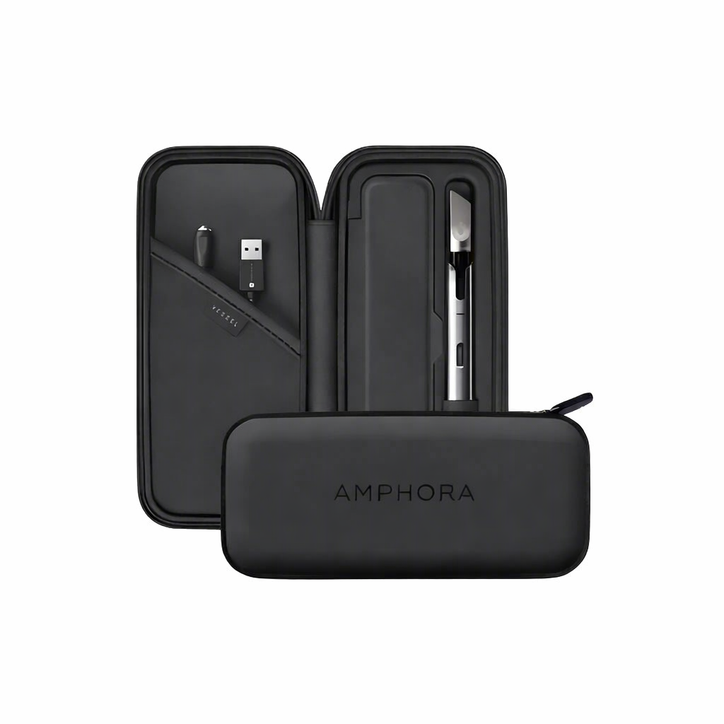 Premium protective pen case displayed front‑facing on a pure white background with enhanced colour and clear detailing.