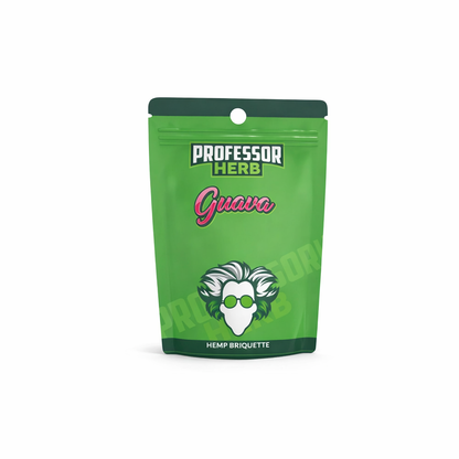 Professor Herb Briquette displayed on a pure white background with clear packaging and branding details.