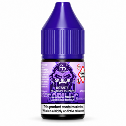 RandM Tornado nic salt bottle displayed on a pure white background with clear label detailing.
