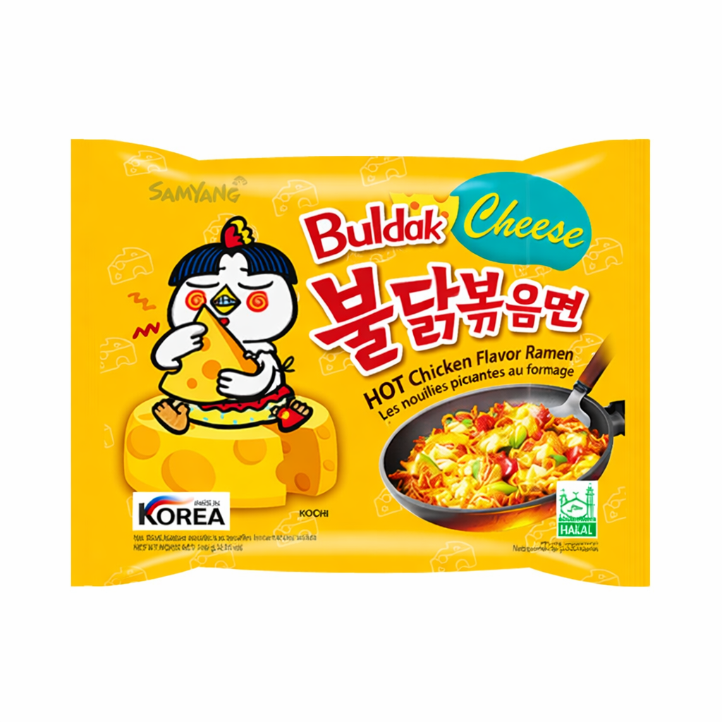 Samyang Buldak Korean Noodles – Assorted Spicy Flavours Single Pack