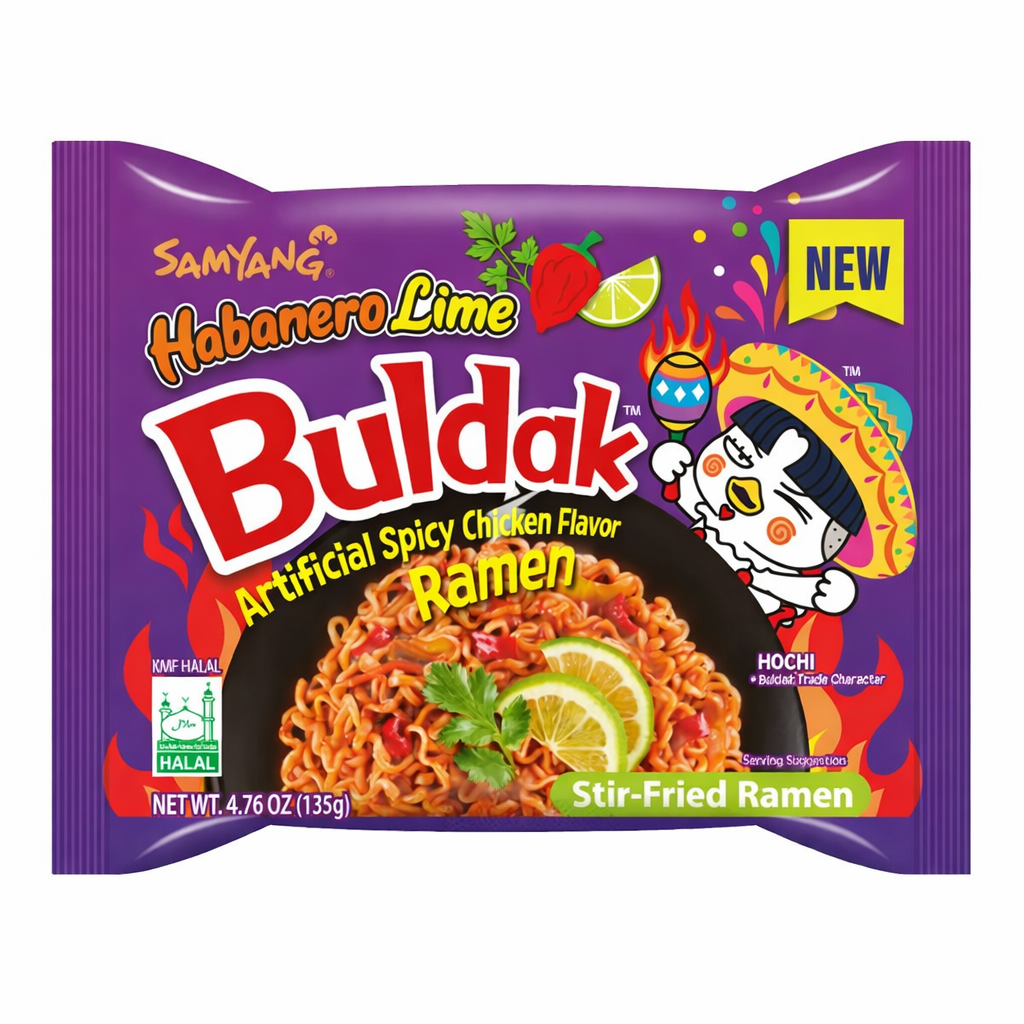 Samyang Buldak Korean Noodles – Assorted Spicy Flavours Single Pack