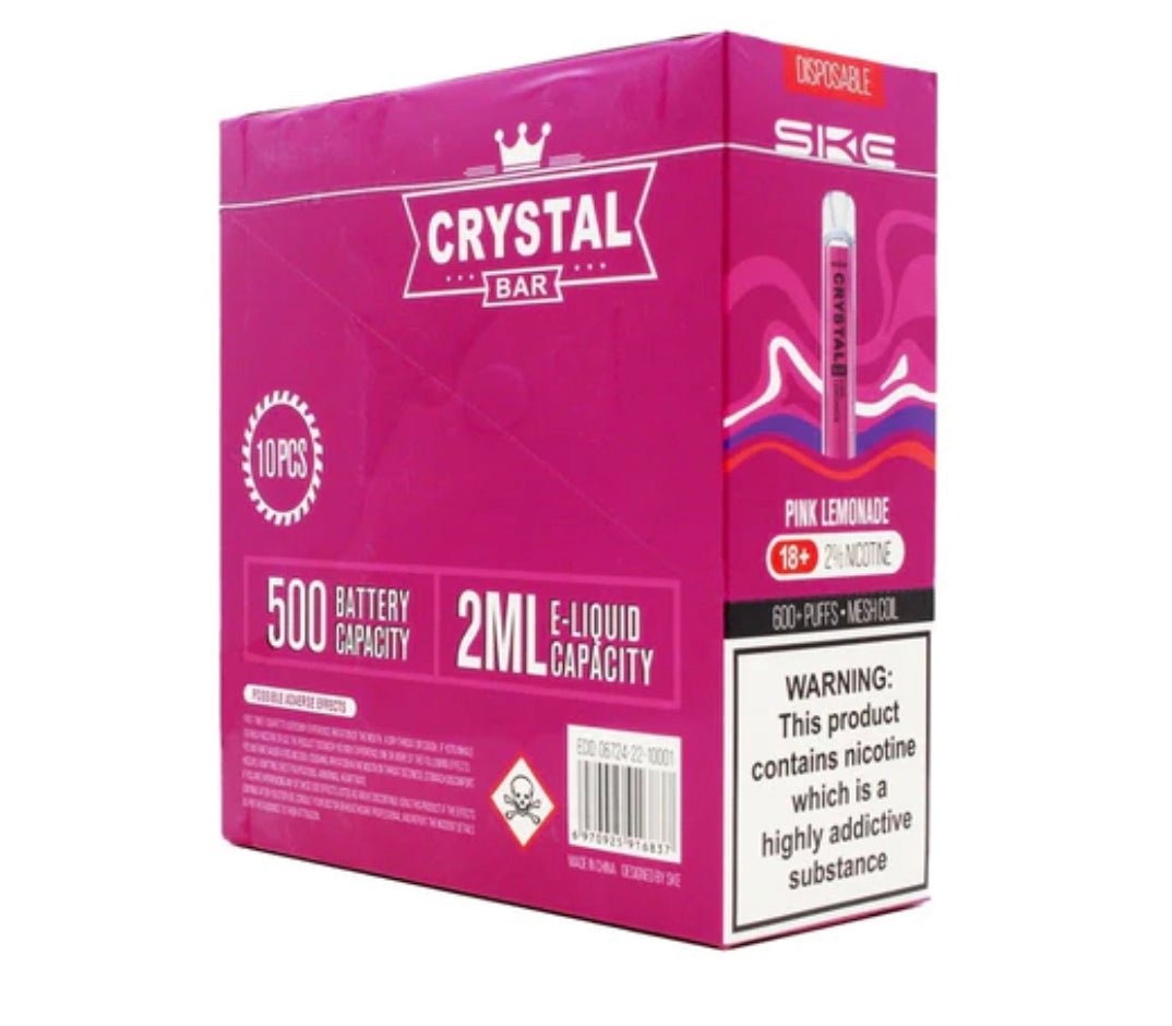 SKE Crystal Bar 600 Disposable Pod Kit (BOX OF 10)